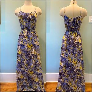 Banana Republic Sweet Floral Spaghetti Strap Maxi